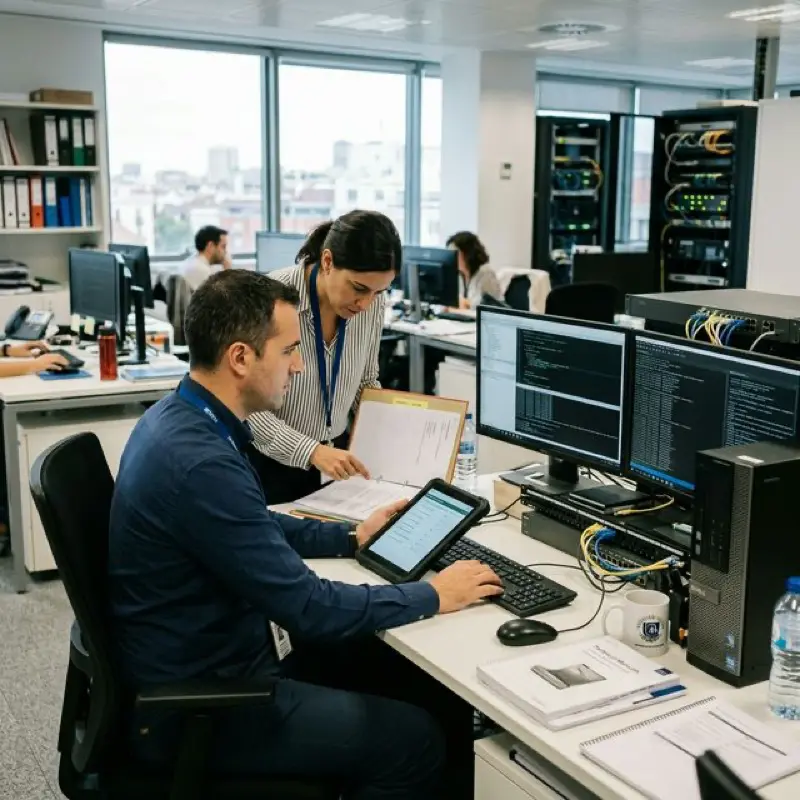 Auditoría informática para empresa con revisión técnica de equipos y red