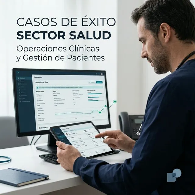 Escena clínica y operativa que ilustra un caso real de continuidad y gestión técnica