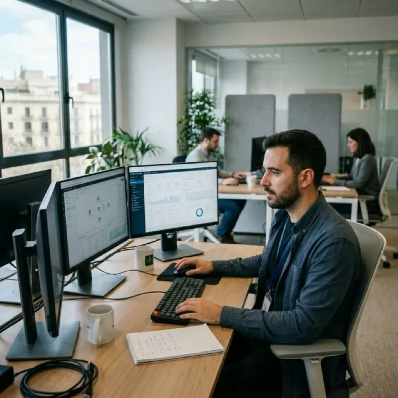 Gestión de servidores cloud para empresa en oficina